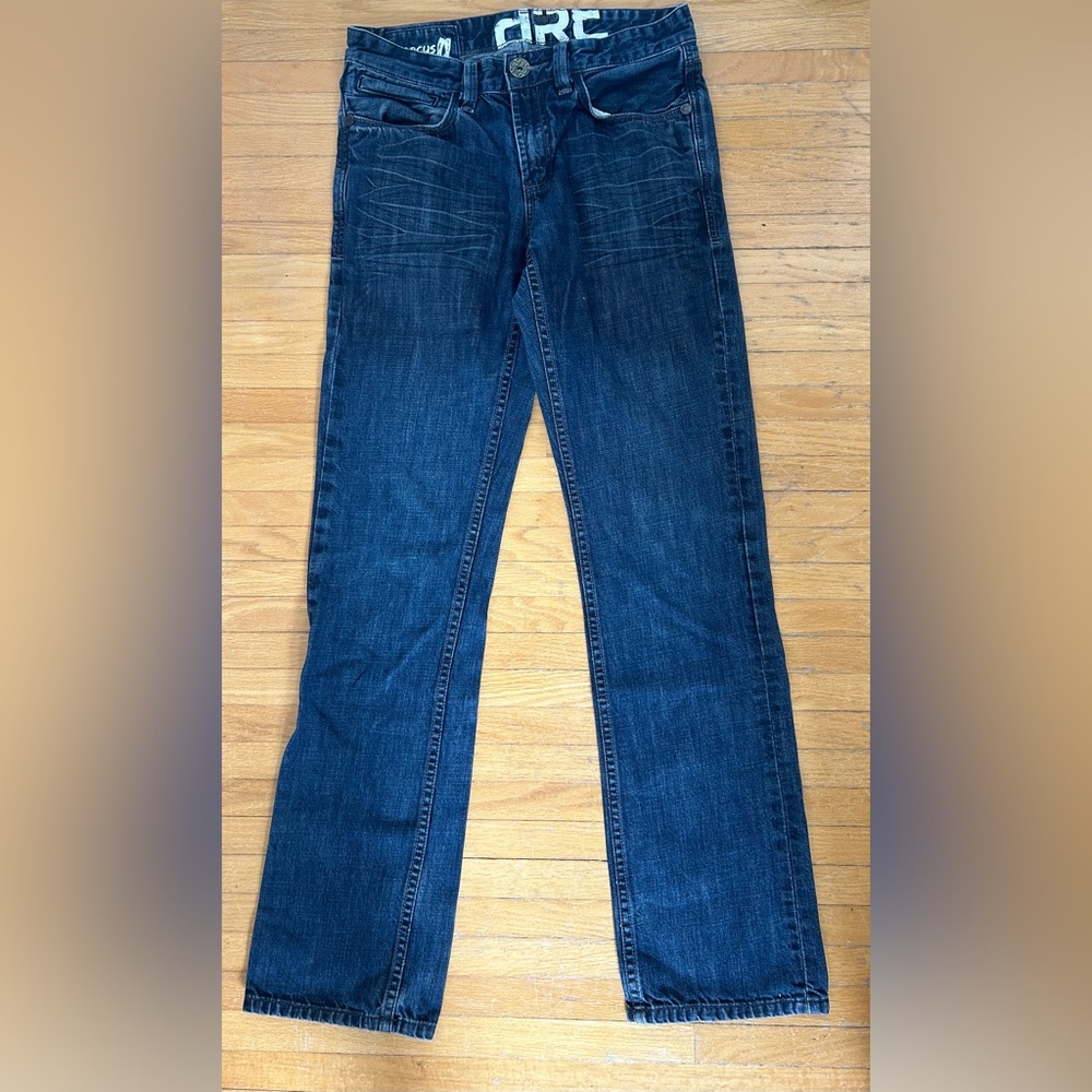 Dre Men's Straight Jeans in Deep Blue